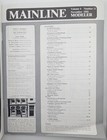 Mainline Modeler Nov 1985 Vintage Train Model Magazine C o 2-6-6-6  Ns Painting 