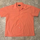Vintage Sears Shirt Mens Large Pink Duralon Sanforized Loop Collar 60s 70s True