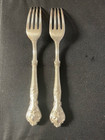 1847 Rogers Bro Vtg 1906 Acorn Charter Oak Dinner Forks  2  Hollow Handle