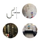 I-fkm 100pcs Metal Pegboard J Hook Accessories Peg Board Wall Display Assortm   