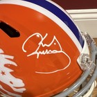  Karl Mecklenberg Autographed Broncos Orange Full Football Helmet Signed Jsa