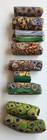 Lot Of 9 Venetian Millefiori African Trade Beads Vintage Collectable Multi