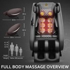 Massage Chair Recliner With Zero Gravity  Full Body Air Pressure   Heating