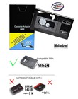  open Box  Motorized Vhs-c Cassette Adapter Jvc C-p7u Cp6bku C-p6u Pv-p1 Vca115