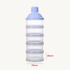 Portable Milk Powder Formula Dispenser Container Storage 5grids