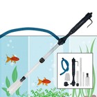 Electric Fish Tank Aquarium Vacuum Gravel Cleaner Hoover Siphon Pump Water Filte