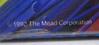 Vintage 1992 Mead Trapper Keeper Notebook Designer Series W  2 Folders
