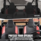 Rear 6 5  Speaker Enclosures Pods For Rzr Xp 1000 xp 4 1000 2024  - Durable