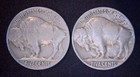 Set Of 2 Coins - 1936-p   1937-p Buffalo Nickel Set - Full Date