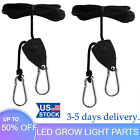 Adjustable Rope Hanger Tent Lanyard Pulley Rope Ratchet Portable New Pulley
