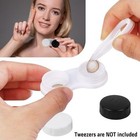 16 Pack Contact Lens Case Holder Box Shatterproof Storage Container  Black
