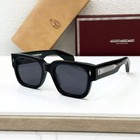 Jacques Marie Mage Enzo Handcrafted Square Sunglasses Unisex - Black Blue 51   23-