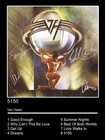18 x24  Van Halen 5150 Song List With Printed Signatures Poster Print
