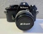 Nikon Em 35mm Film Camera W  50mm F  1 8 Nikkor Lens