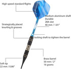 Soft Tip Darts Set 18 20 Grams - Professional Darts Plastic Tip With Brass Ba   