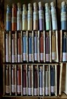 118 Piece Vintage Various Brands Glass Vials   Pots Porcelain China   Doll Paint
