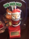 New Solar Powered Dancing Christmas Santa Claus   Reindeer Ho Ho Bobble Head Toy