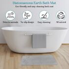 Stone Bath Mat Diatomaceous Earth Shower Mat   Sink Caddy Set Non-slip Absorbent