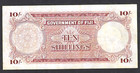 1961 Government Of Fiji 10 Shillings   P-52b   Qeii   Lovely Extremely Fine