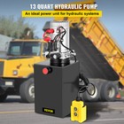 13 Quart Single Acting Hydraulic Pump Dump Trailer Unloading Unit Pack 12v