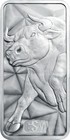 10 Oz  Golden State Mint Silver Bar Bull bear -  999 Fine