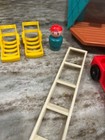 Vintage Fisher Price Little People A Frame House With Accessories