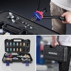 16  Rivet Nut Tool With 11pcs Metric   Sae Manual Riveter With Carrying Case