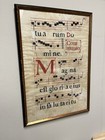 Medieval Pre 1700 Sheet Music On Vellum  2 Sided 20  X 13 