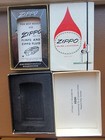  lot Of 2  Vintage Zippo Slim Size Empty Box Niagara Falls Ontario