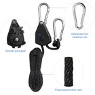 Pulley Ratchets Kayak And Canoe Boat Bow Stern Rope Lock Tie Down Strap New