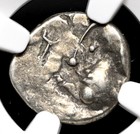 Celtic Gaul  Aedui  1st Century Bc  Silver Quinarius  Horse  Ngc Vf
