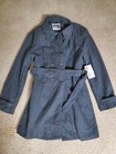 Alpine Swiss Women s Trench Coat Double Breasted Wool Jacket Belted Blazer Xl