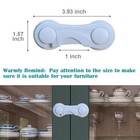 Cabinet Door Locks For Baby Proofing And Child Safety  4 Pack Childproof Cabinet