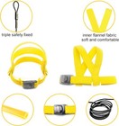 Bird Harness With Buckle Clip And A Leash  Easy To Wear For S  Yellow 