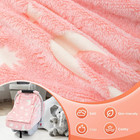 Car Seat Cover Baby  Infant Glow In The Dark  Soft   Cozy Pink 