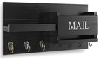 Lwenki Mail Organizer For Wall Mount     Key Holder With Shelf Includes Letter Hol