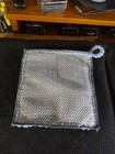 Handmade Crochet Dishcloth Scrubbies Blue 8x8 Square 