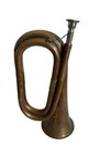 Vintage Single Valve Bugle Military Scout Cavalry Brass Copper 12    Instrument