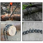 Pocket Chain Saw Chainsaw Camping Hiking Survival Hand Tool Wood Zipper