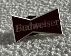 Vintage Budweiser Bowtie Plastic Lapel Shirt Hat Collar Push Back Pin 