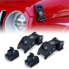 Aluminum Locking Hood Latch Catch Kit For 2007-2024 Jeep Wrangler Jk Jku Jl Jt