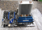 Msi P67a-g45  b3  Intel P67 Ddr3 Lga 1155 Atx Motherboard Plus Cpu   Fan  2x 4gb
