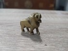 Vintage Small Solid Brass Lion Menagerie Figurine