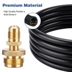 1 Lb Portable Propane Quick Connect Hose For Rv To Gas Grill 12ft