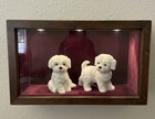 Homco Vintage Lot Of 2 Maltese Figurines  1411