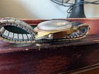 1976 Bulova Accutron Tuning Fork Roman Numeral Gold N6 - Parts Or Repair