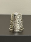 Antique Sterling Silver Sewing English Thimble Henry Griffith   Sons Hg   S