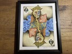Tattoo  Framed Playing Card Wall Art Singed Prints Set Of 6 Gabriel Londis