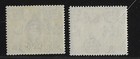 Jamaica 1938 1950 Kgvi 10 Sh  Both Perfs  Sc  128  128a   Sg 133  133aa  a4961b