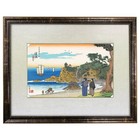 Ryoma Sakamoto Ukiyo-e  view From Katsurahama   special Framed 